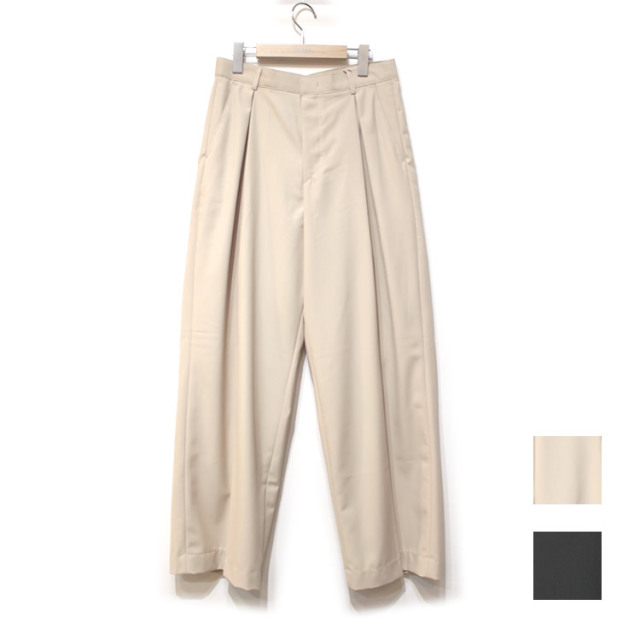 新着 Cuirs キュイー メンズパンツ ボックスタックワイドパンツ新作デザイン 渋谷cuirs 通販