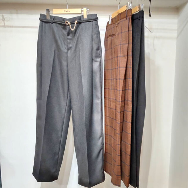 【再々入荷】Cuirs(キュイー)メンズパンツ ワイドパンツSETUP 新作デザイン|渋谷Cuirs【通販】 toga パンツ 来年になったら売ります